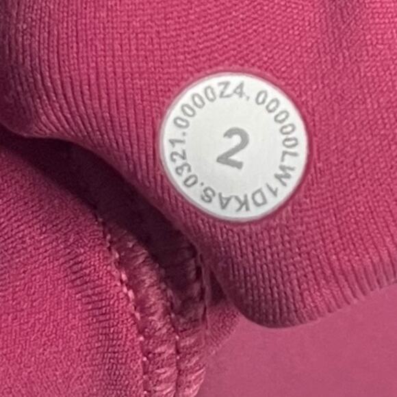 Lululemon Align Waist-Length Tank Top Pink Lychee Size 2 - Picture 3 of 3